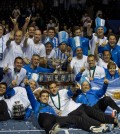 argentina-campeona-copa-davis celebra en la pista