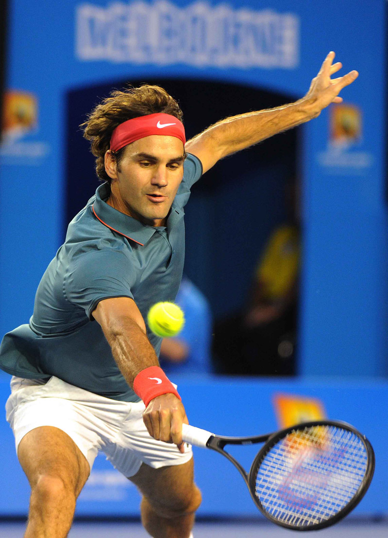 Foto Federer - Open-Australia- Miércoles 22-01-2014