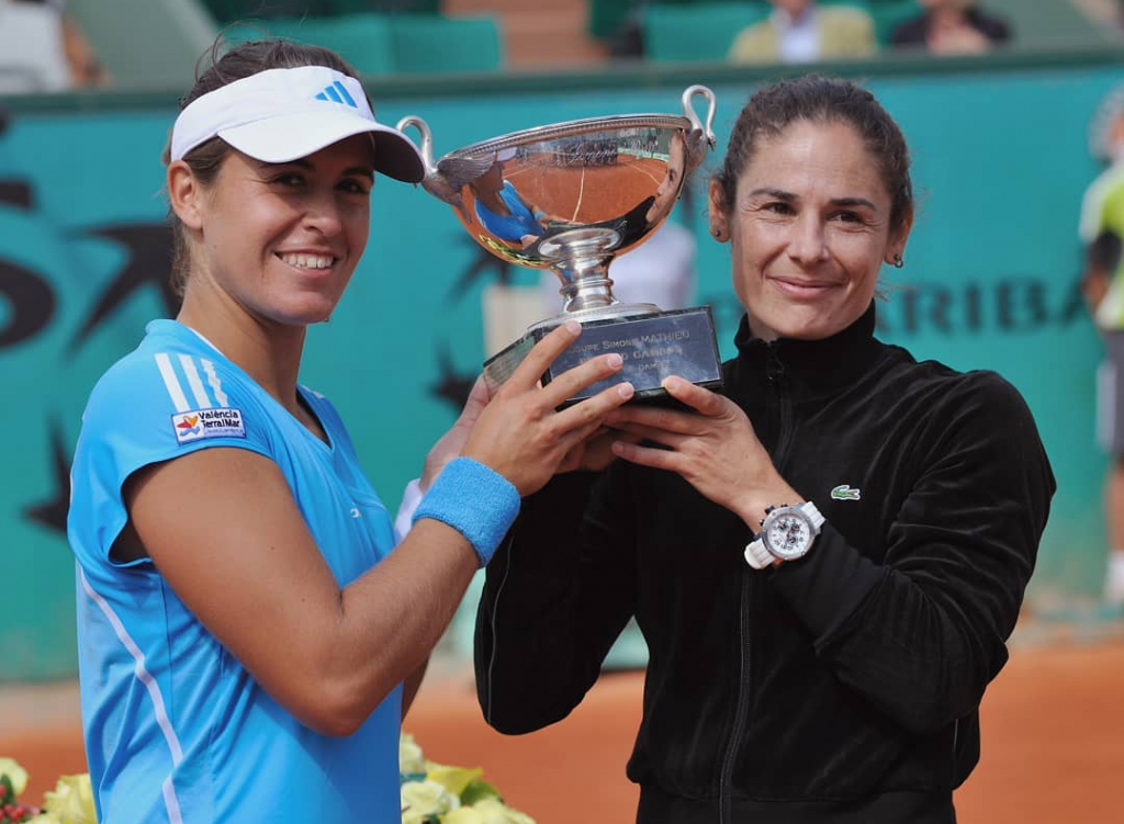 Las tenistas Virginia Ruano y Anabel Medina