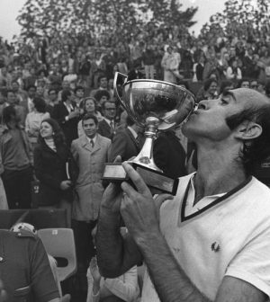 Photo Ancienne Tennis - Tournoi Pro 1967 - Andres Gimeno - Vintage 1960s