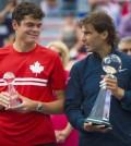 Rafa Nadal y Raonic en Montreal