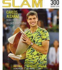 Carlos Alcaraz en la portada-revista-grand-slam-300