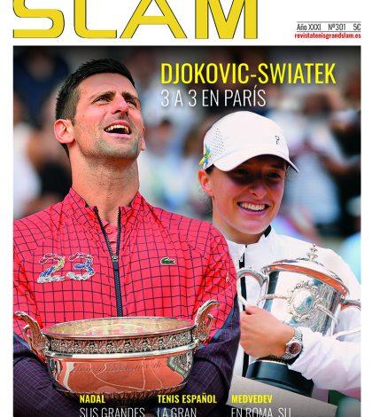 Djokovic y Swiatek en la portada-revista-grand-slam-301